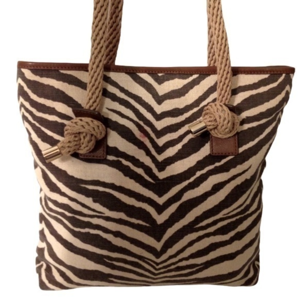 Michael Kors zebra print shoulder bag